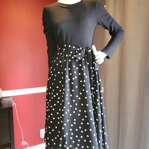 Zattas Poka Dot Dress